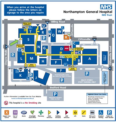 University Hospital London Map