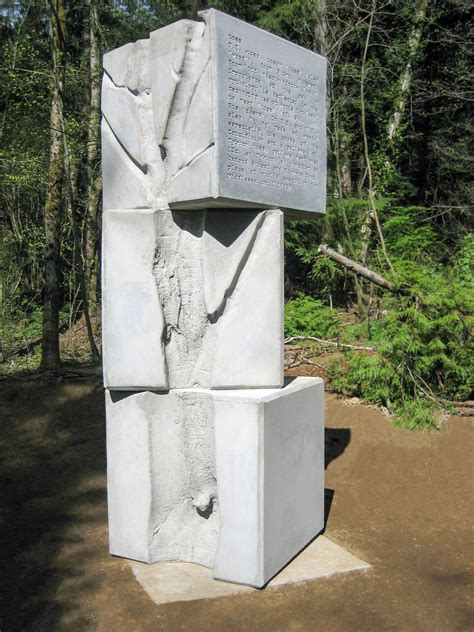 SFU tree sculpture precast concrete Public Art Burbaby BC | Sanderson ...