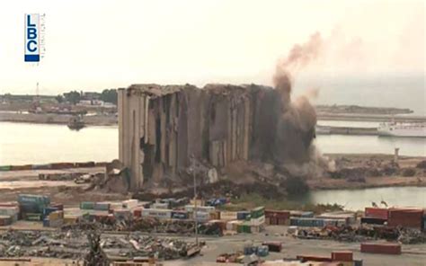 Part of Beirut Grain Silo Collapses Nearly Two Years After Devastating ...