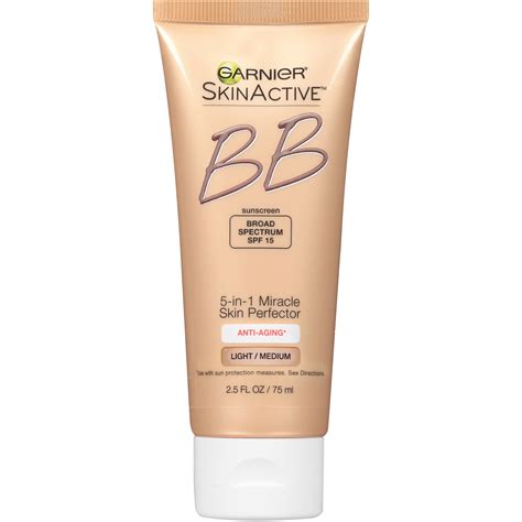 Garnier SkinActive BB Cream Anti-Aging Face Moisturizer, Light/Medium ...