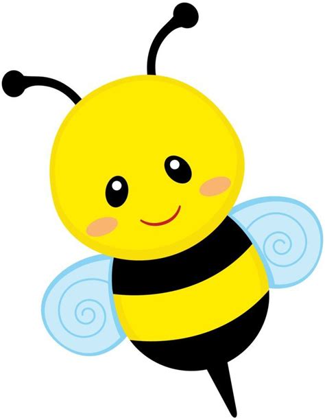 Clip Art Bumble Bee | Abelhinha desenho, Desenho de abelha, Festa de abelha