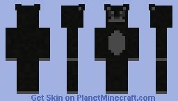 Black Bear Minecraft Skin