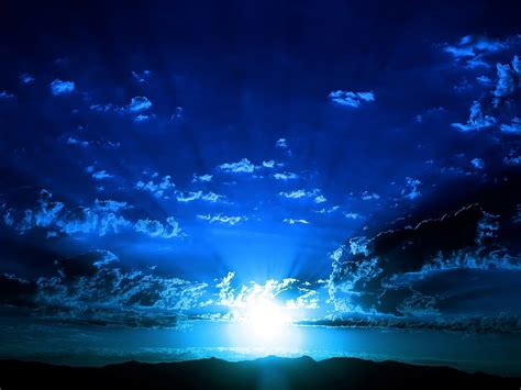 Incredible Dark Blue Sky HD Wallpaper ~ The Wallpaper Database