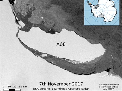 Antarctica iceberg: Massive chunk of ice breaks off Larsen ice shelf