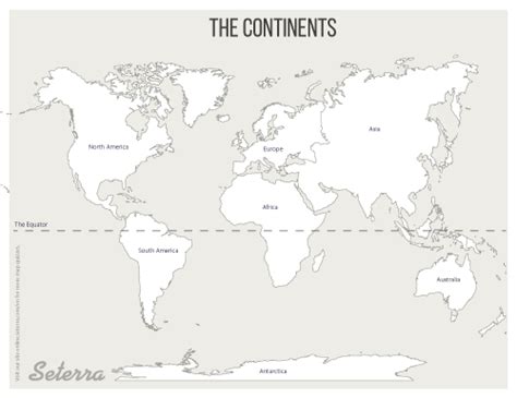 Printable World Maps World Continents Printables Seterra | The Best ...