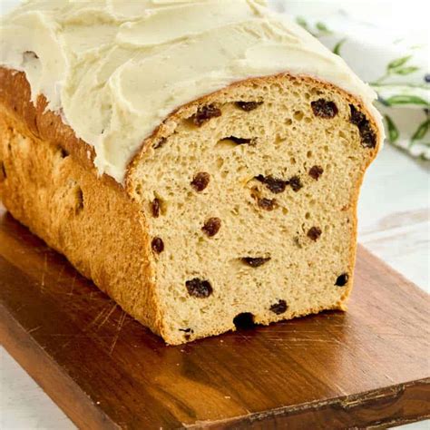 Iced Cinnamon Raisin Bread (Amish Inspired Recipe)