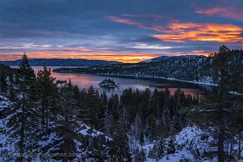 Emerald Bay Winter Sunrise – David Van Wagenen