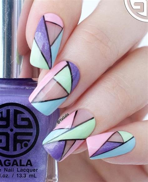 55 Stripes Nail Art Ideas | Art and Design