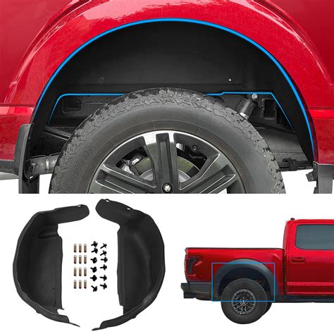 Buy Bomely Fit 2021 2022 Ford F150 Rear Wheel Well Liners Wheel Well ...