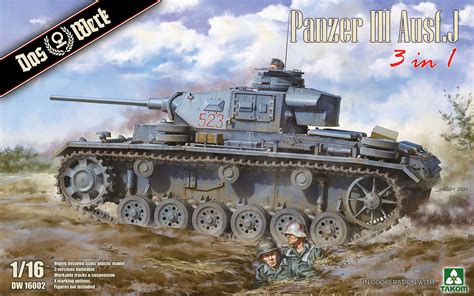 Panzer III Ausf. J (3 in 1) - Das Werk Scale Models