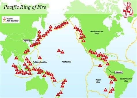 Pacific Ring of Fire ( Volcanoes)