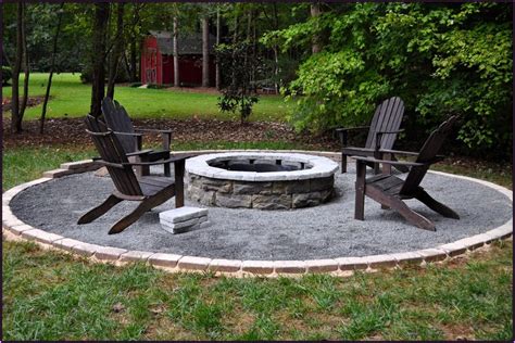 Backyard fire pit landscaping ideas - large and beautiful photos. Photo ...