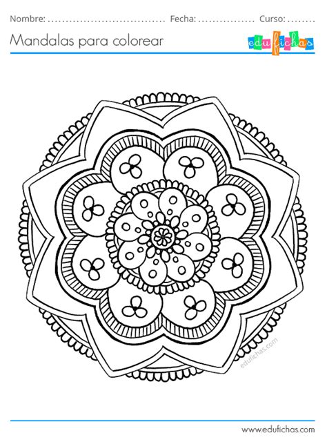 Mandalas para colorear. Descargar Libro en PDF Gratis. | Coloring pages ...