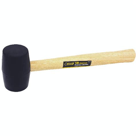 Steel Grip 16 oz. Mallet Rubber Head 13 in. L - Miller Industrial