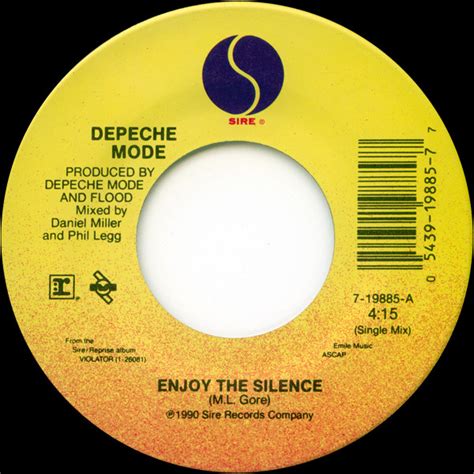 Depeche Mode - Enjoy The Silence (1990, Vinyl) | Discogs