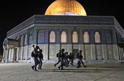 At Al-Aqsa Mosque, Israeli-Palestinian Clashes Escalate : NPR