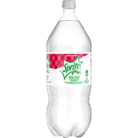 Sprite Soda, Zero Sugar, Winter Spiced Cranberry 67.6 fl oz | Shop ...