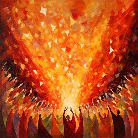 Premium Photo | Pentecost a powerful image of the holy spirit ...