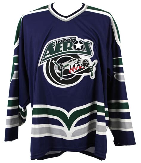 Lot Detail - 1990s Houston Aeros Authentic Jersey