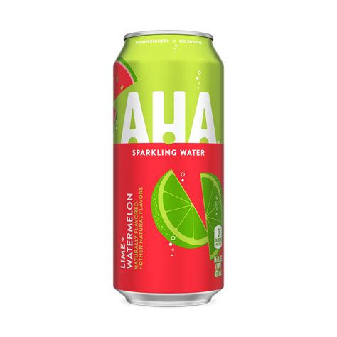 AHA Lime Watermelon Sparkling Water 16 fl oz | Shipt