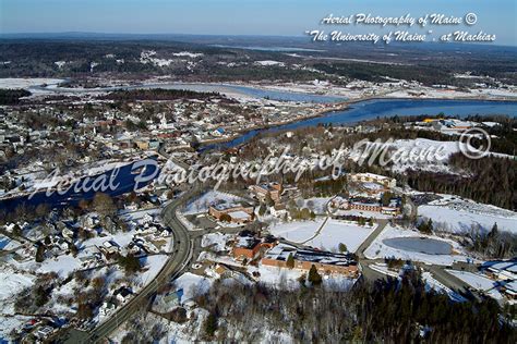 Aerial Photography of Maine