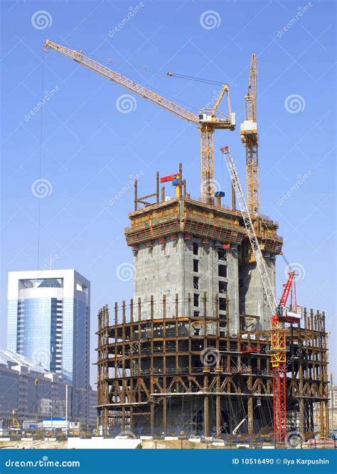 Skyscraper Construction Stock Photo - Image: 10516490