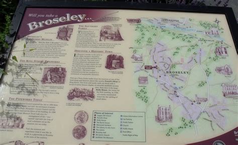 Tourist map of Broseley | The Pipeworks in Broseley, Shropsh… | Flickr