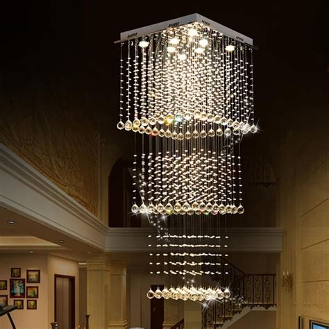 Raindrop Square Crystal Chandelier - Crystal Raindrop Chandelier At The ...