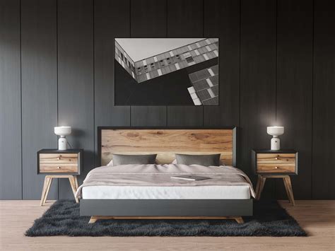 Free Bedroom Poster Mockup (PSD)