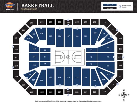 Seating Maps - Dickies Arena