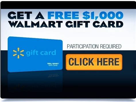 Free walmart gift card