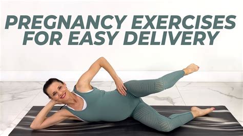 Pregnancy Exercises For Easy Delivery | Exercise For Pregnant Women ...