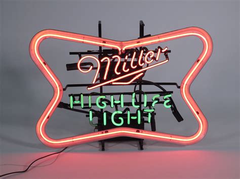 VINTAGE MILLER HIGH LIFE NEON SIGN