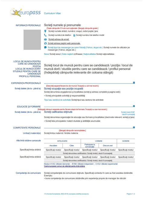 Ce este un CV Europass și cum îl creez? - CVmaker.ro