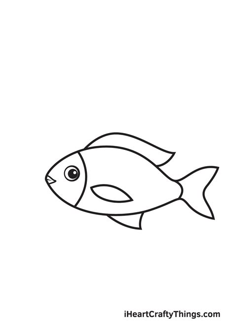 how to draw a fish