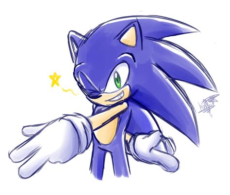 Sketch Sonic The Hedgehog by kellylaeriza132003 on DeviantArt