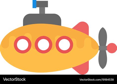 Cartoon submarine Royalty Free Vector Image - VectorStock