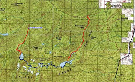 Washington Enchantments Map