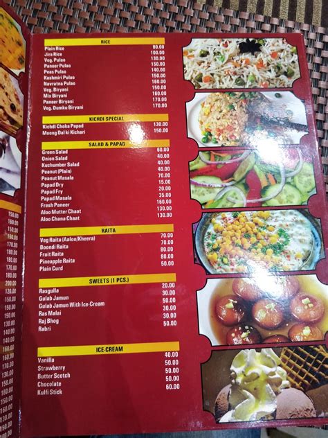 Menu at Punjabi Tadka Restaurant, Varanasi