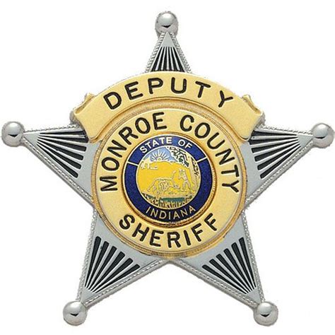 Monroe county Sheriff IN | Monroe county, Badge, County sheriffs