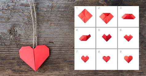 How to make an Origami Heart (2 Ways) - Kids Activities Blog