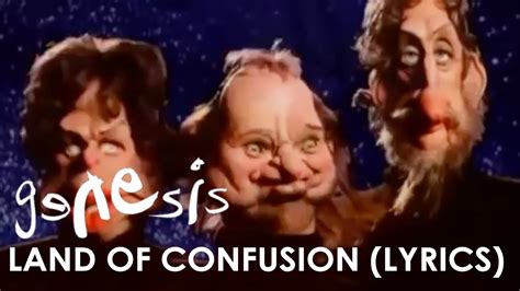 Genesis - Land Of Confusion (Official Lyrics Video) Chords - Chordify