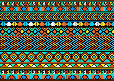 Abstract Ethnic Decorative Background Of African Patterns, Wallpaper ...