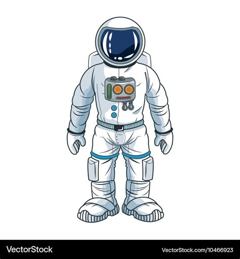 Astronaut space cartoon design Royalty Free Vector Image