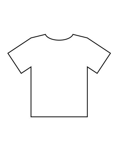 Blank T Shirt Templates | PDF