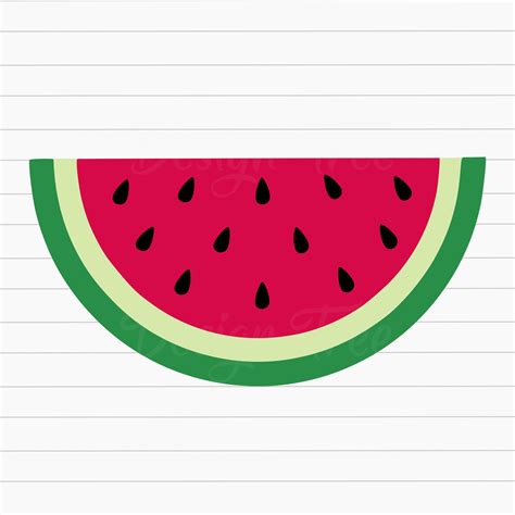 Watermelon SVG, Watermelon Cut File, Watermelon Vector, Watermelon ...