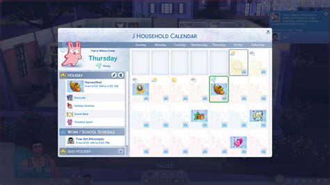 Sims 4 More Calendar Icons