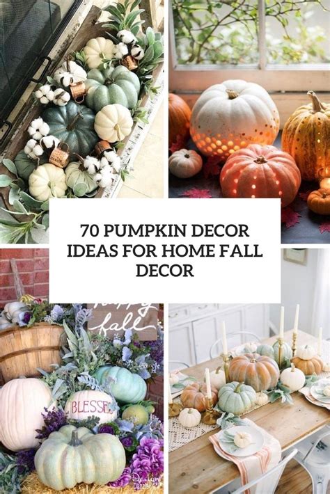 70 Pumpkin Décor Ideas For Home Fall Décor - DigsDigs