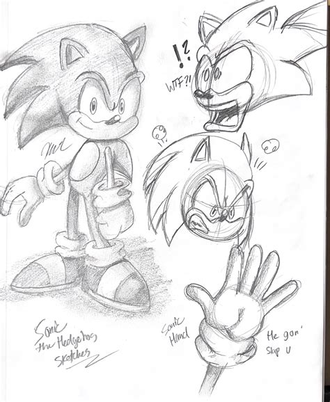 Sonic sketches by KyleCollazo on DeviantArt