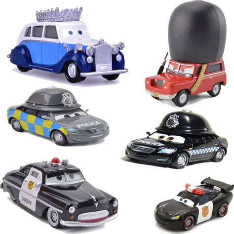 6 Piece Disney Pixar Cars 2 Limited Collection The Queen Of British ...